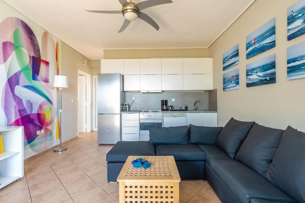 Windsurfing Seaside Apartment Artemida Экстерьер фото